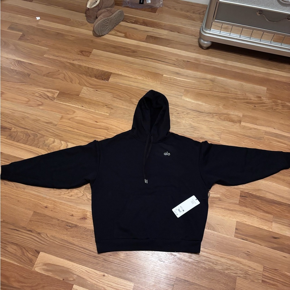 ALO Yoga Black Oversized Hoodie - Picture 5 of 5